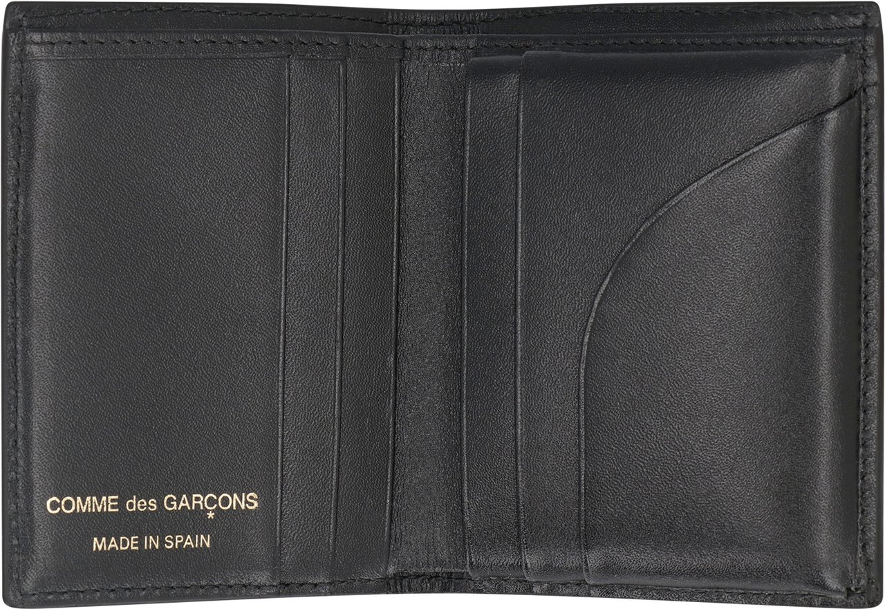Comme des Garçons Leather wallet Zwart