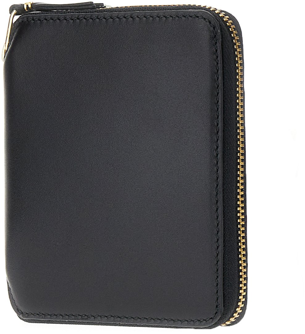 Comme des Garçons Comme des Garcons Black leather wallet Zwart
