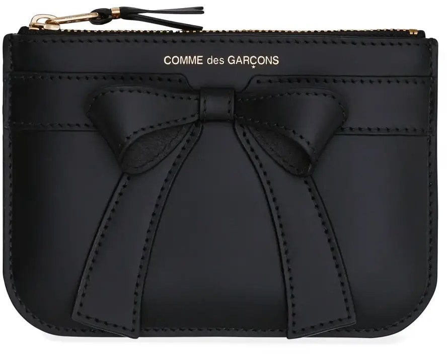 Comme des Garçons Wallet Bow Black Zwart