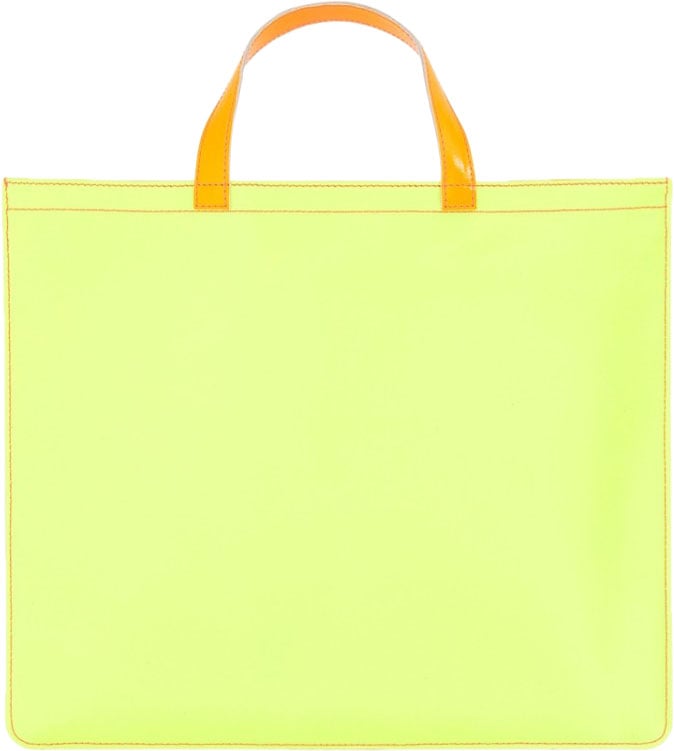 Comme des Garçons Super Fluo Leather Tote Bag Divers