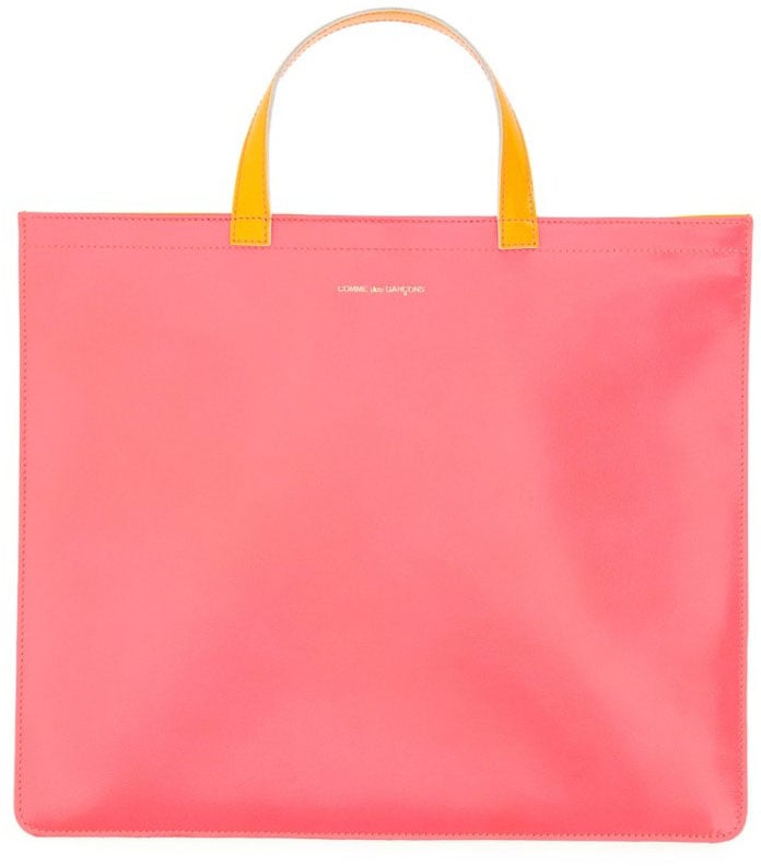 Comme des Garçons Super Fluo Leather Tote Bag Divers