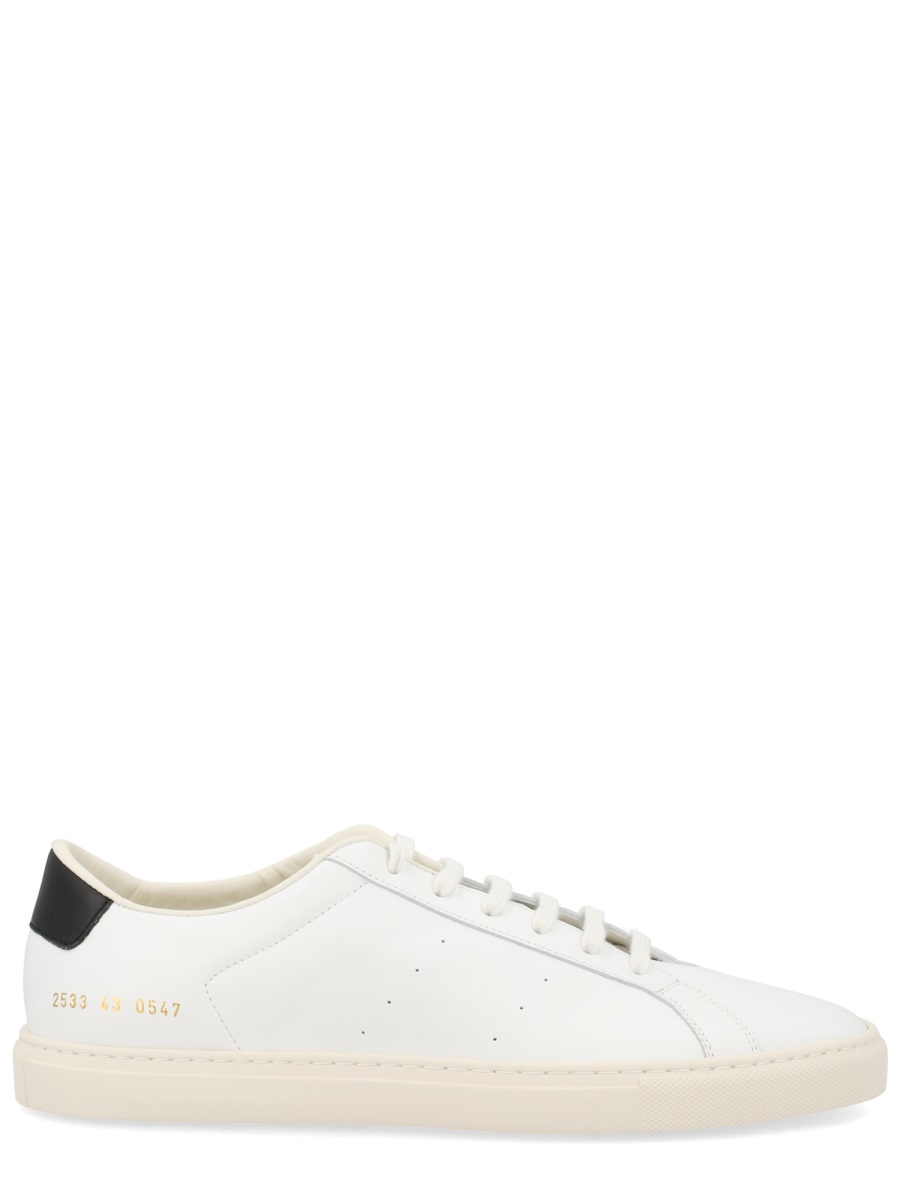 Common Projects White Achilles Contrast Tab Low-Top Sneakers Wit