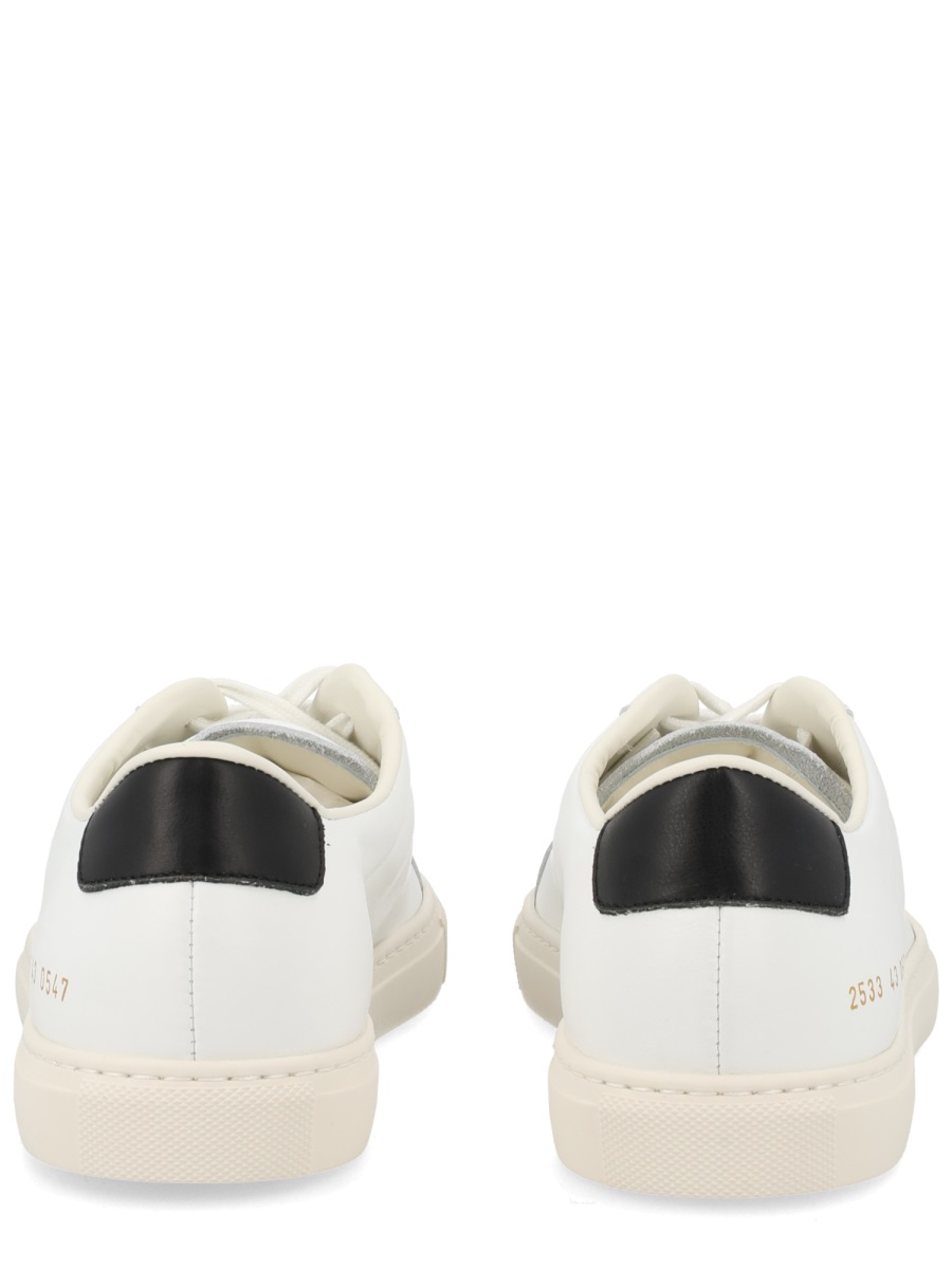 Common Projects White Achilles Contrast Tab Low-Top Sneakers Wit
