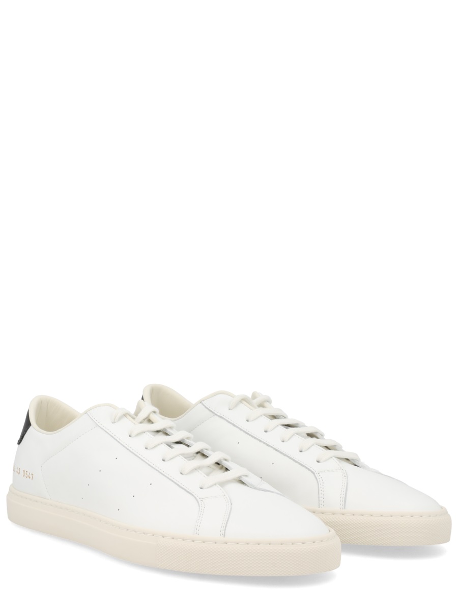 Common Projects White Achilles Contrast Tab Low-Top Sneakers Wit
