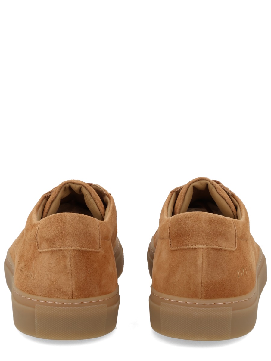 Common Projects White Achilles Leather Low-Top Sneakers Oranje