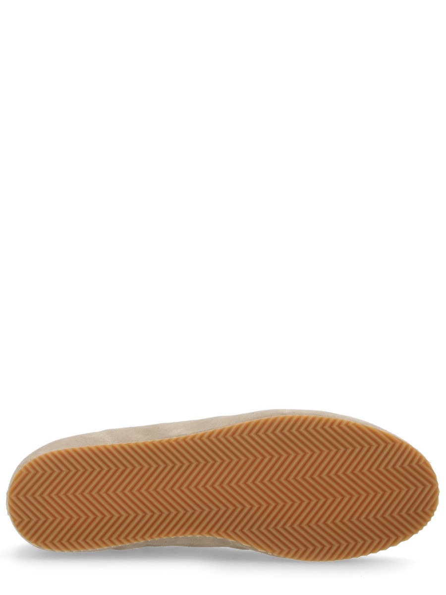 Common Projects White Minimalist Suede Low-Top Sneakers Roze