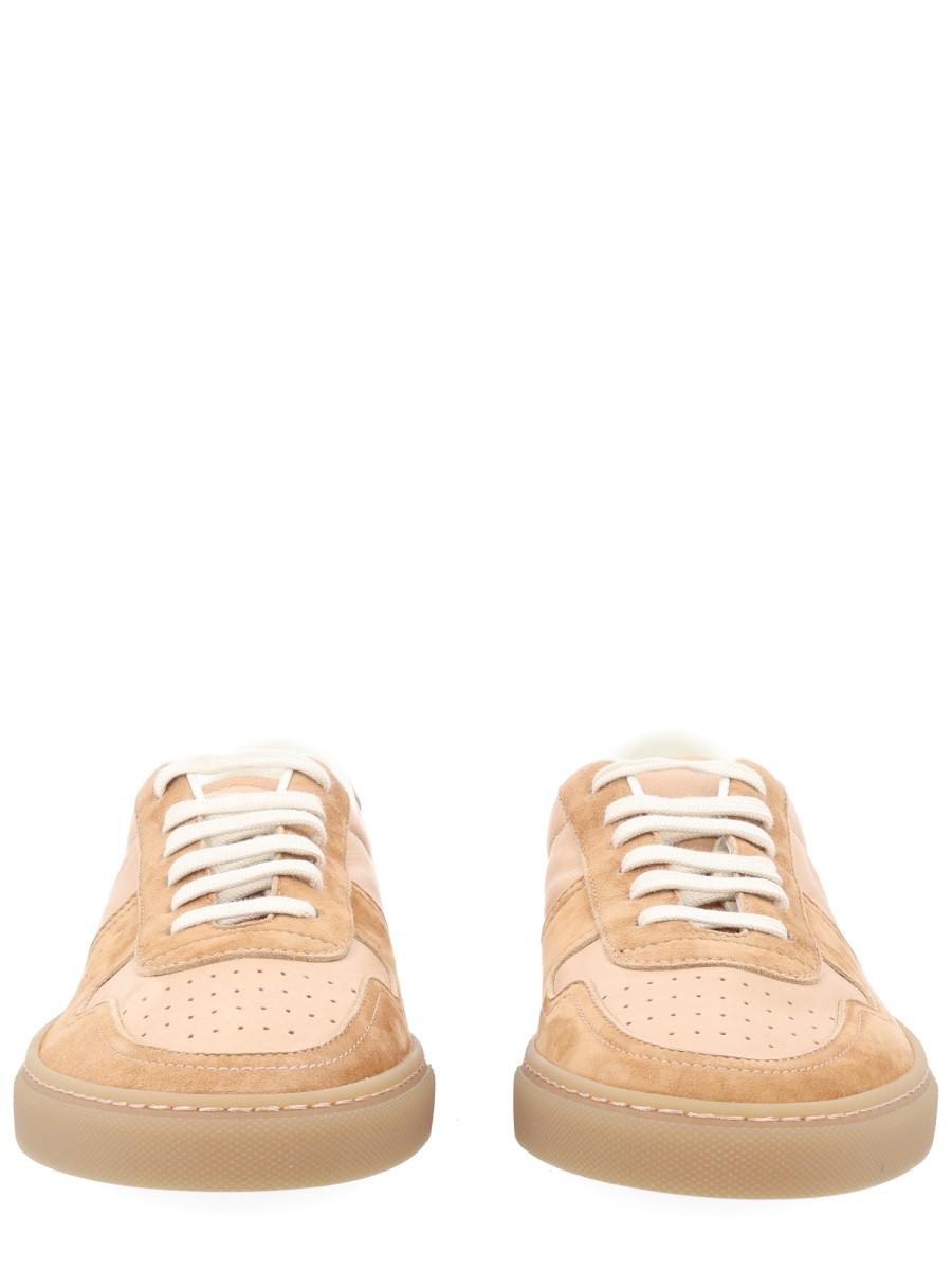 Common Projects Beige Bbal Duo Nappa Leather Sneakers Neutraal