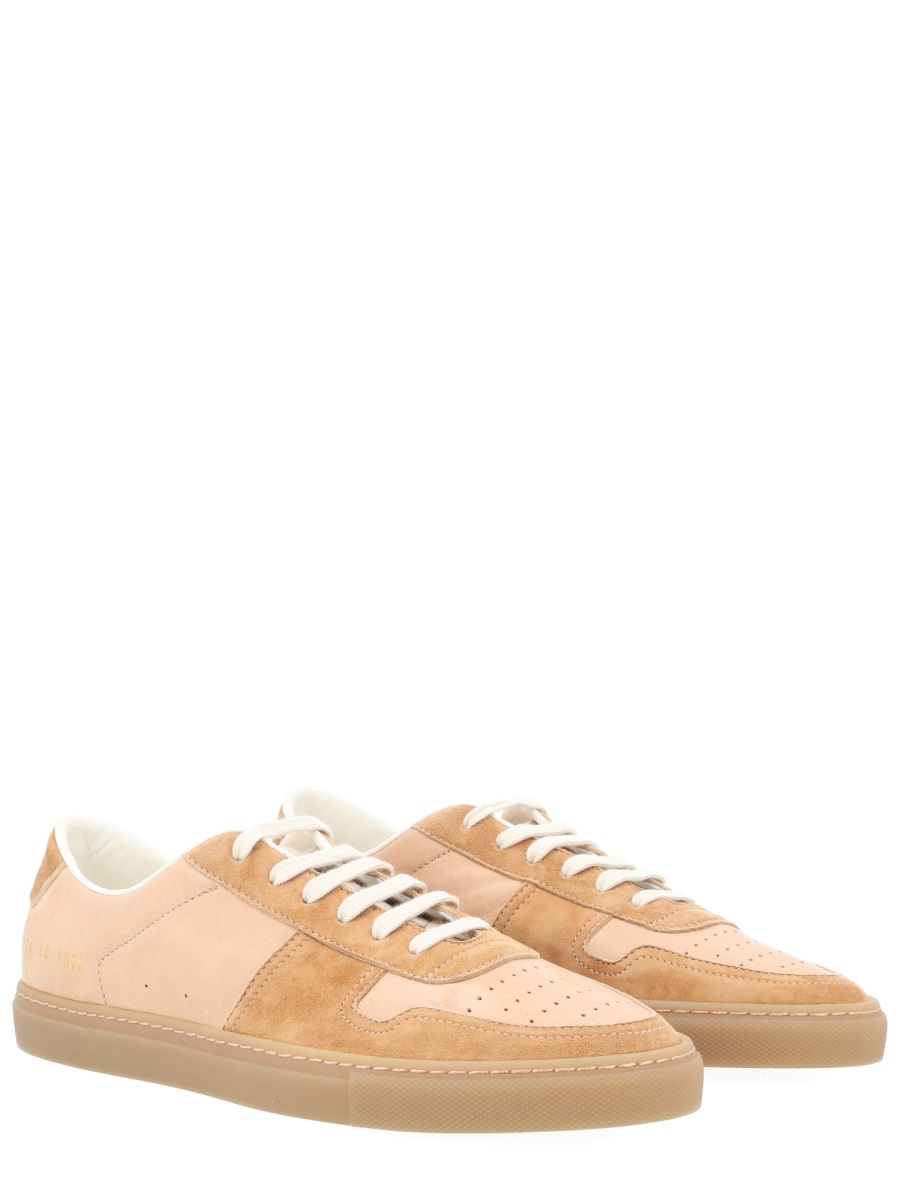 Common Projects Beige Bbal Duo Nappa Leather Sneakers Neutraal