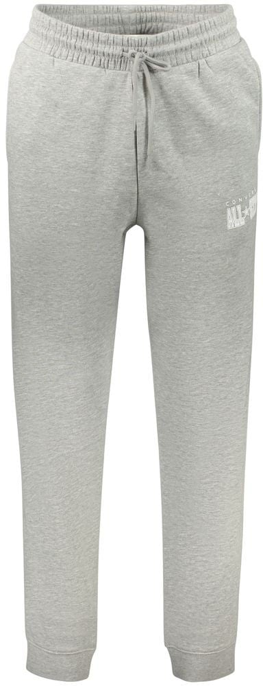 Converse Gray Cotton Men's Sweatpant Grijs