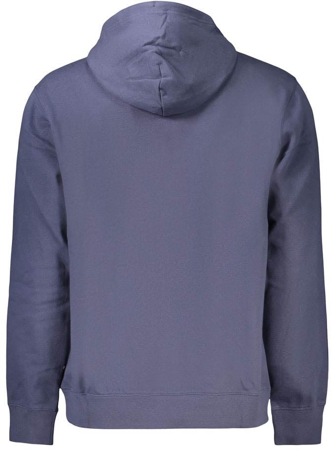 Converse Blue Cotton Men's Sweatshirt Blauw