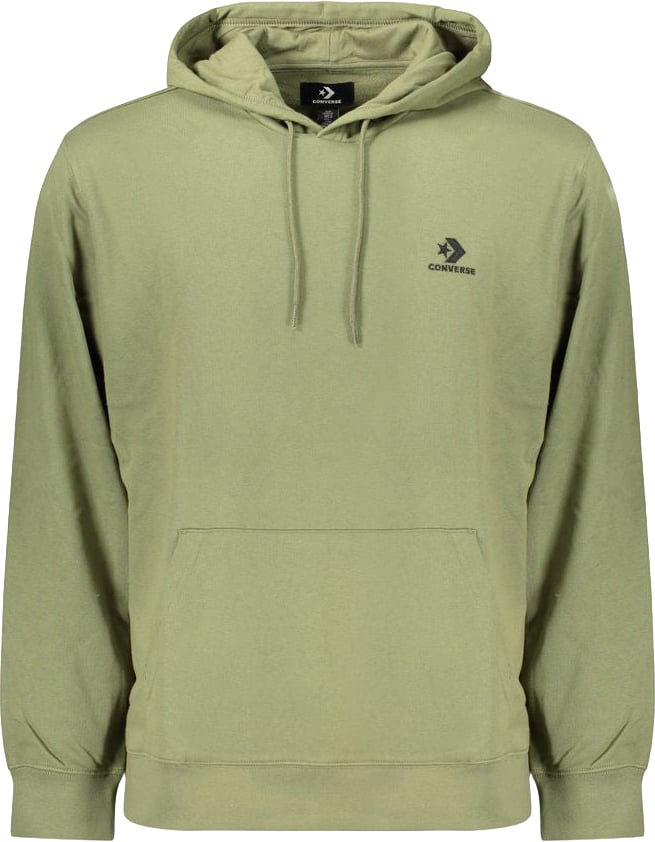 Converse Green Cotton Men's Hoodie Groen