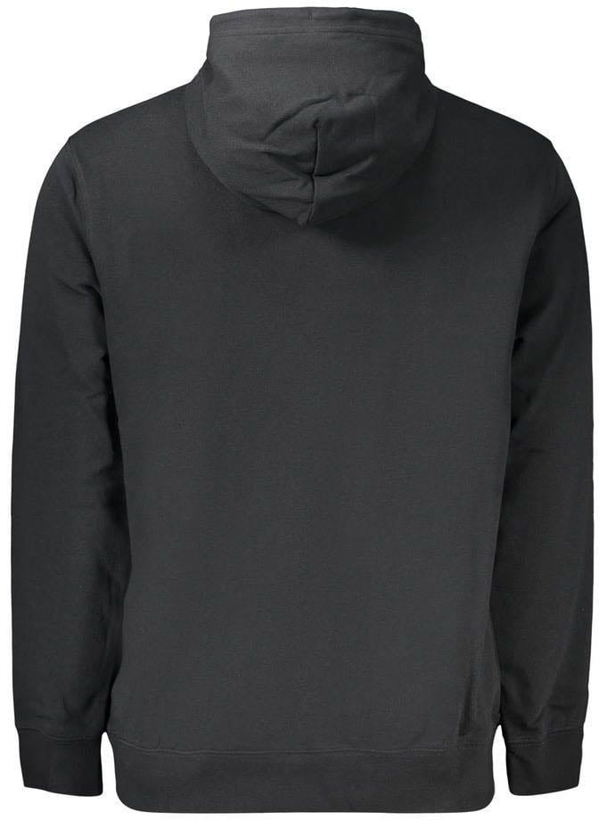 Converse Black Cotton Men's Hoodie Zwart