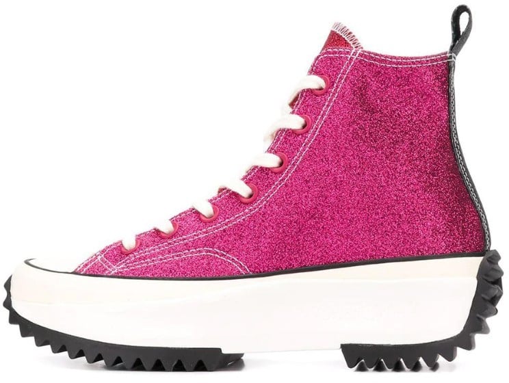 Converse Converse Run Star Hike Hi JW Anderson Glitter Roze