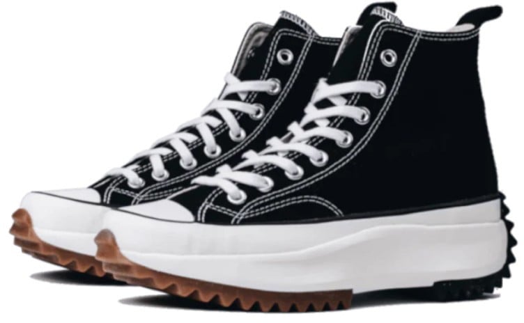 Converse Converse Run Star Hike Hi Black White Gum Zwart