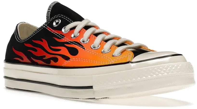 Converse Converse Chuck Taylor All Star 70 Ox Archival Flame Print Zwart