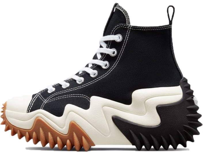 Converse Converse Run Star Motion High Black Gum Zwart