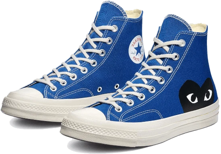 Converse Converse Chuck Taylor All-Star 70s Hi Comme des Garçons Play Blue Quartz Wit