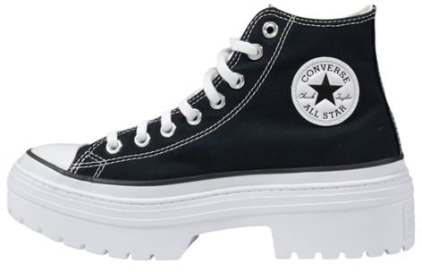 Converse Black Fabric Chunky Sneakers Zwart