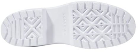 Converse White Fabric Chunky Sneakers Wit