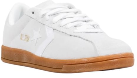 Converse White Leather Low Top Sneakers Wit