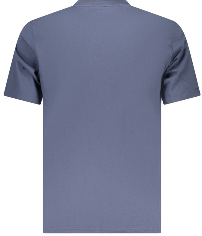 Converse Blue Cotton Men T-Shirt Blauw