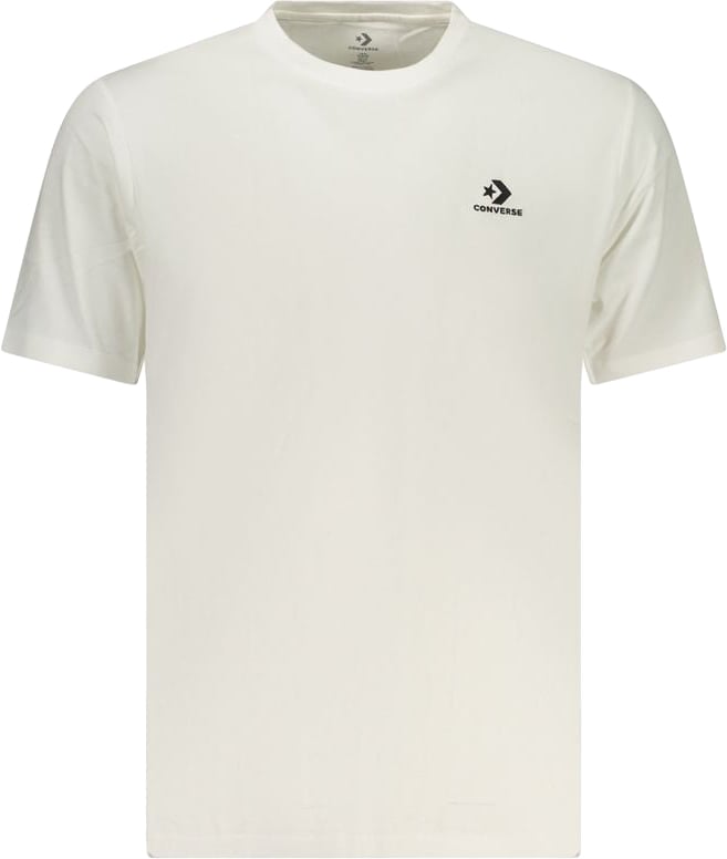 Converse Converse Bianco Cotton Men T-Shirt Wit