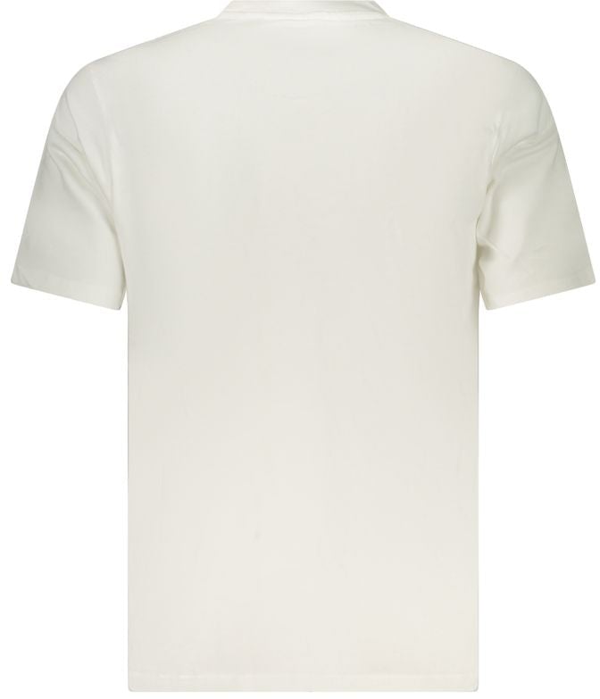 Converse Bianco Cotton Men T-Shirt Wit