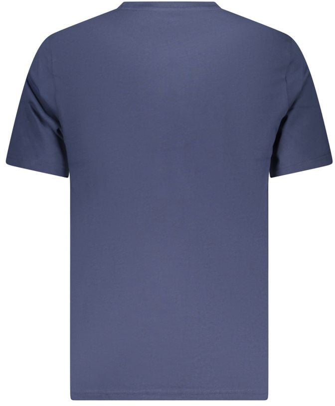 Converse Blue Cotton Men's T-Shirt Blauw