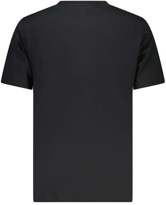 Converse Converse Black Cotton Men T-Shirt Zwart