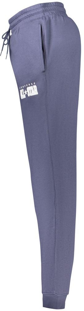 Converse Converse Blue Cotton Men's Sweatpant Blauw