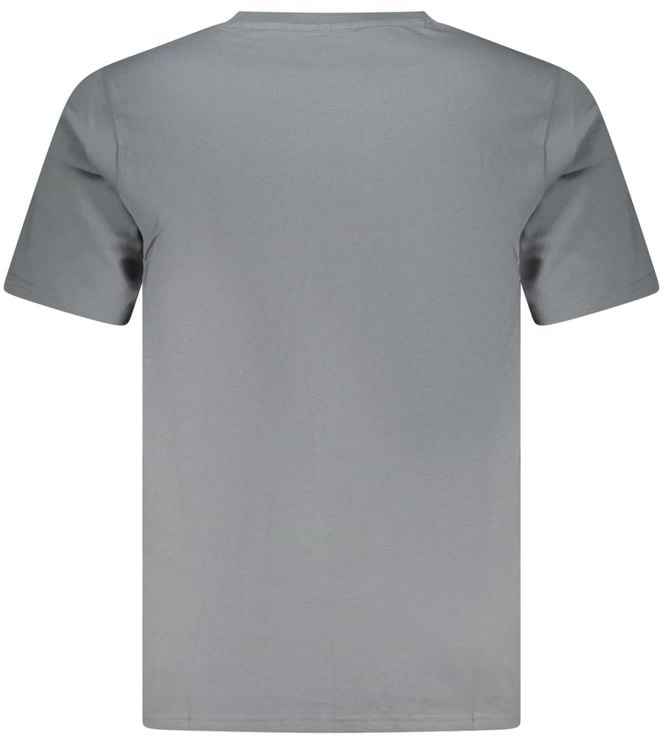 Converse Gray Cotton Men's T-Shirt Grijs