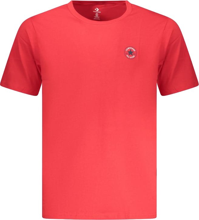 Converse Grigio Cotton Men T-Shirt Rood