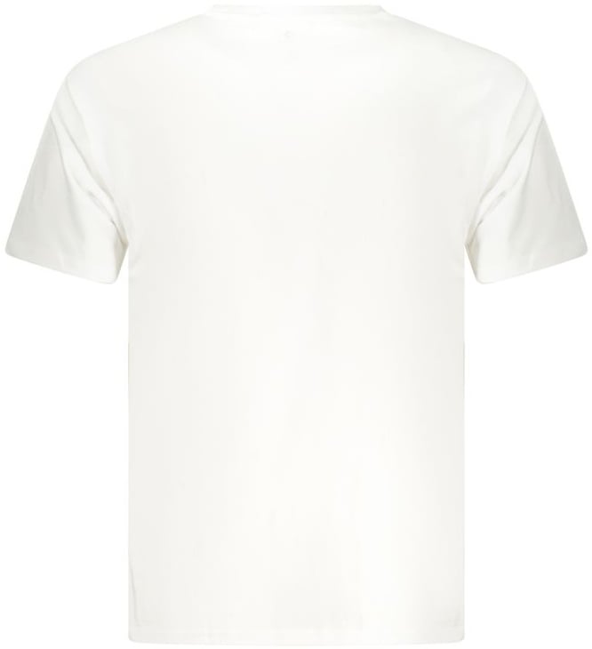 Converse White Cotton Men T-Shirt Wit