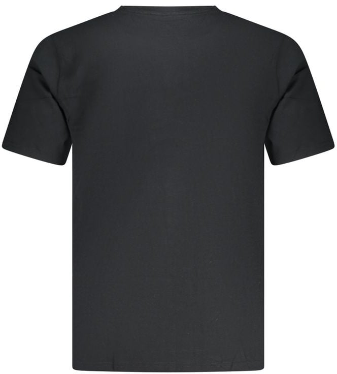Converse Black Cotton Men T-Shirt Zwart