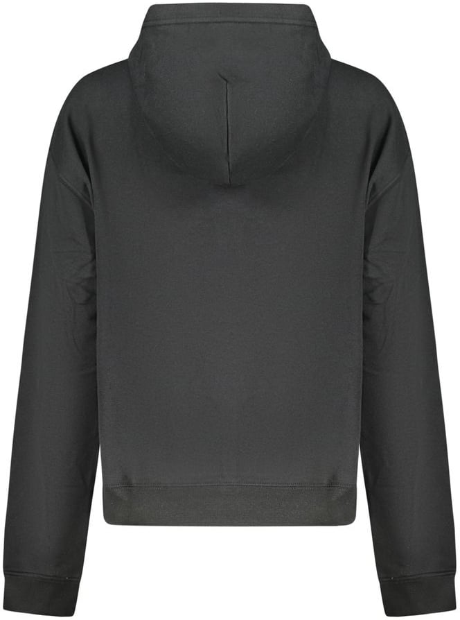 Converse Black Cotton Women's Sweatshirt Zwart