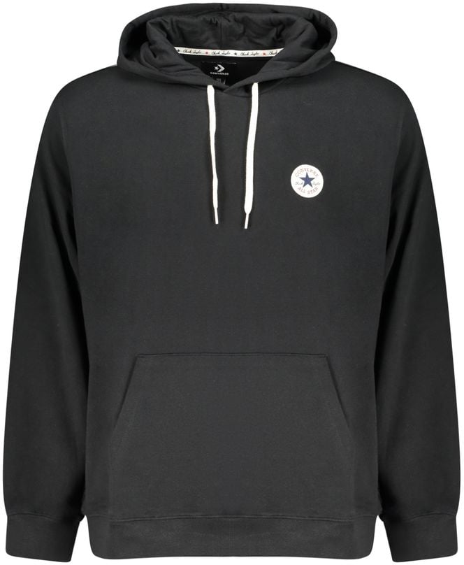 Converse Converse Black Cotton Men's Sweatshirt Zwart