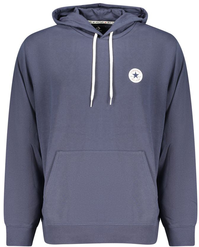 Converse Converse Blue Cotton Men's Hoodie Blauw