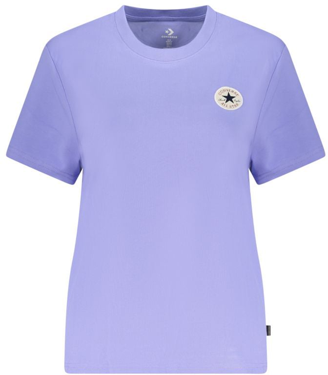 Converse Viola Cotton Blend Women's T Shirt Paars