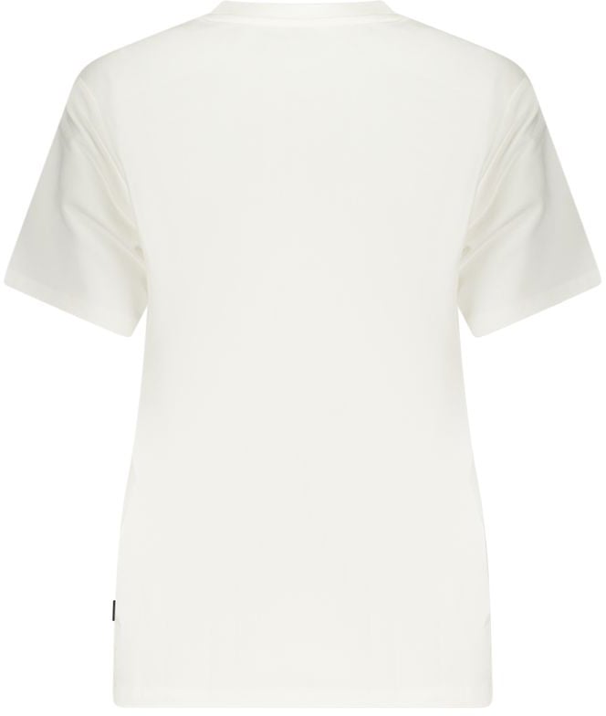 Converse Bianco Cotton Woman T-Shirt Wit