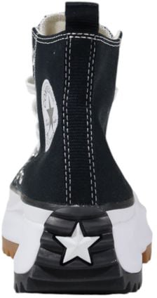 Converse Black And White Fabric Chunky Sneakers Zwart
