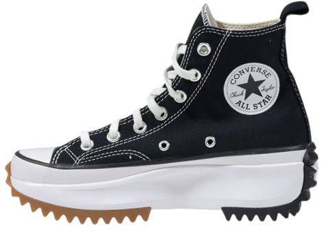 Converse Black And White Fabric Chunky Sneakers Zwart
