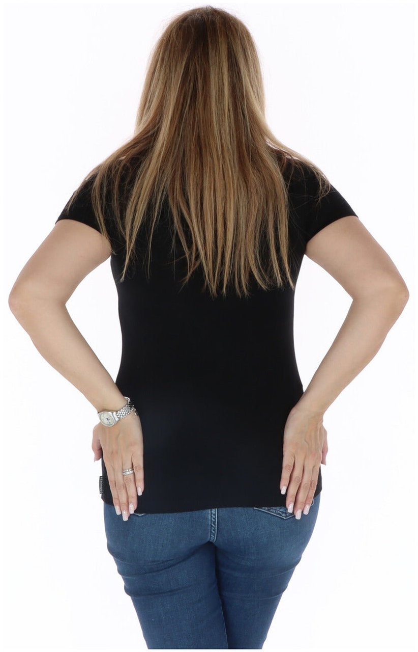 Converse Women T-Shirt Zwart