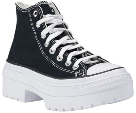 Converse Black Fabric Chunky Sneakers Zwart