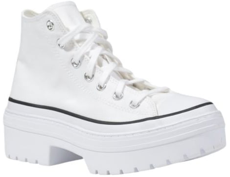 Converse White Fabric Chunky Sneakers Wit