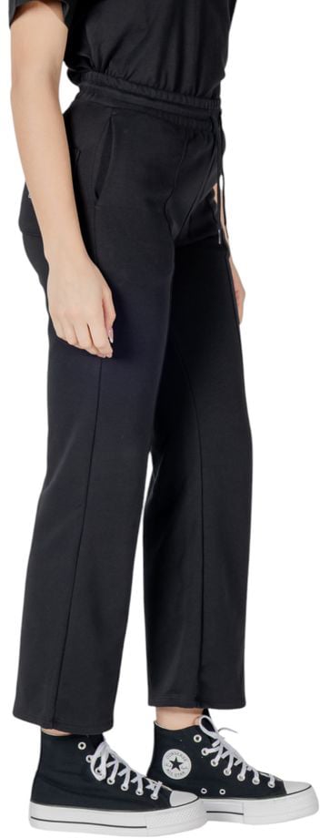 Converse Black Cotton Joggers (Workout Pants) Zwart