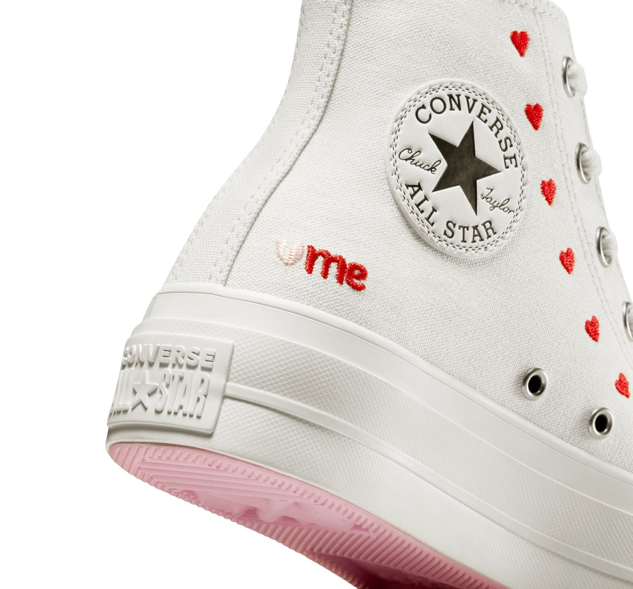 Converse Converse Chuck 70 White Red Hearts (W) Divers