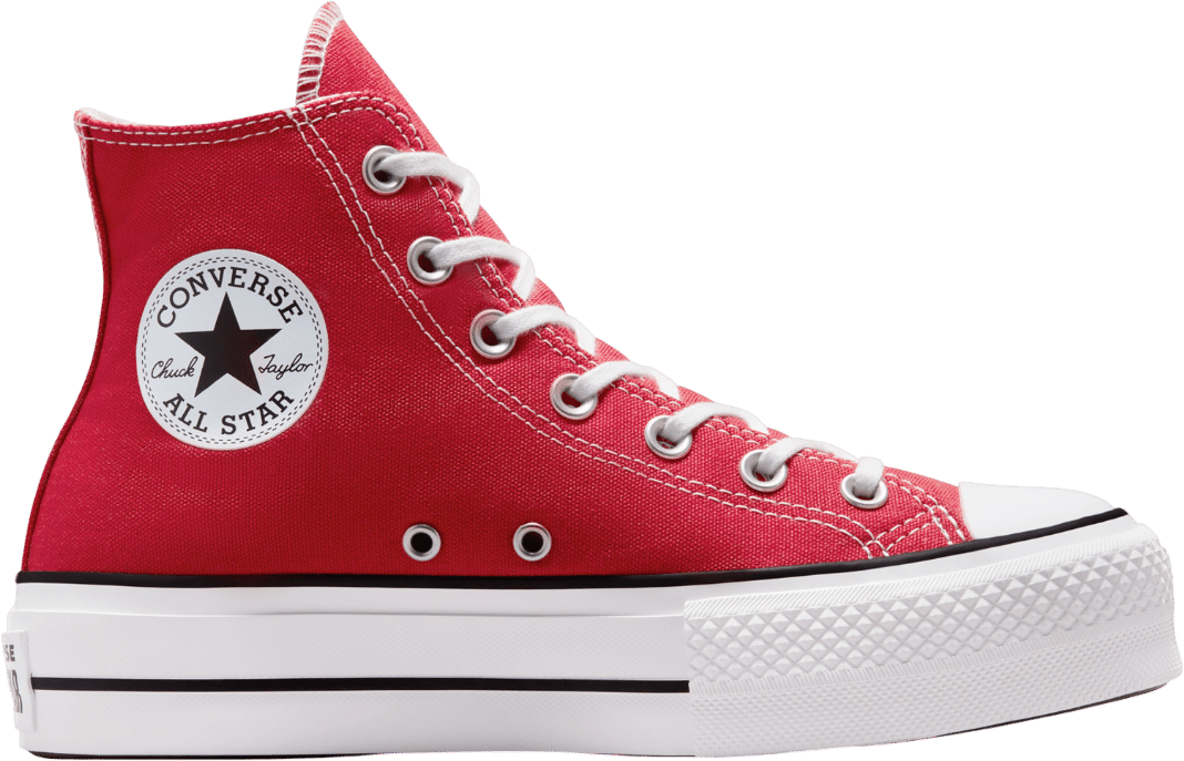 Converse Sneakers Ctas Lift Hi Rosse Rood