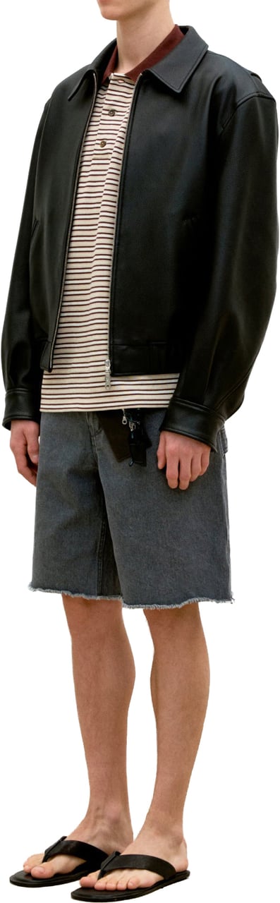 Coor Giacca Blouson Goatskin Nera Zwart