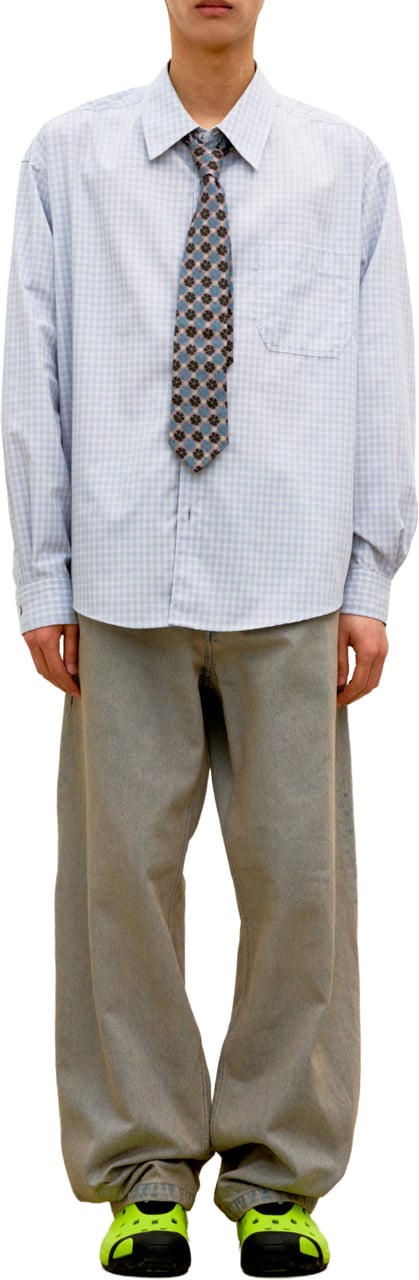 Coor Jeans Back Side Tinted Two Tone Beige Beige