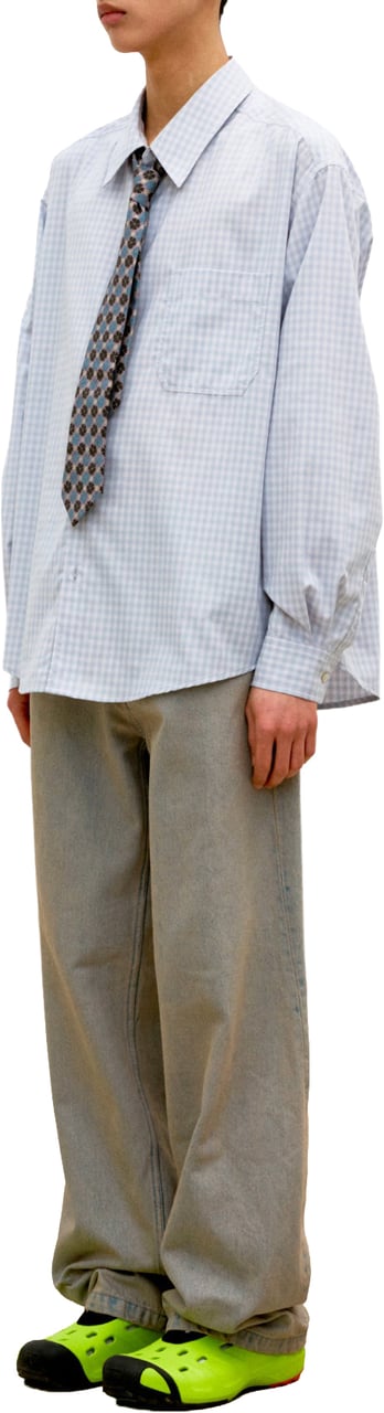 Coor Jeans Back Side Tinted Two Tone Beige Beige